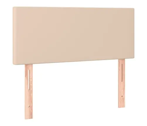 Kontinentaalvoodi Madratsiga, Cappuccino, 90X190 cm Kunstnahk