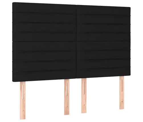 Kontinentaalvoodi Madratsiga,Must, 140X190 cm Kangas