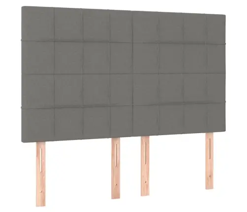 Kontinentaalvoodi Madratsiga, Tumehall, 140X200 cm Kangas Kontinentaalvoodi Madratsiga, Tumehall, 140X200 cm Kangas