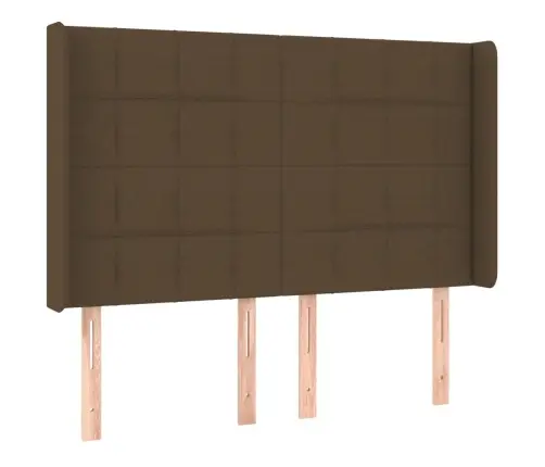 Kontinentaalvoodi Madrats Ja Led, Tumepruun, 140X190 cm Kangas