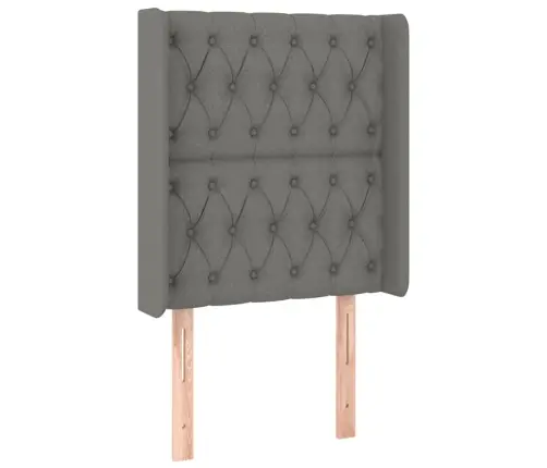 Kontinentaalvoodi Madrats Ja Led, Tumehall, 80X200 cm Kangas