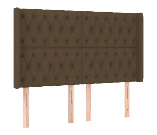 Kontinentaalvoodi Madrats Ja Led, Tumepruun, 140X200 cm Kangas