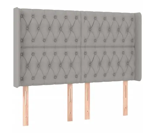 Kontinentaalvoodi Madrats Ja Led, Helehall, 160X200 cm Kangas