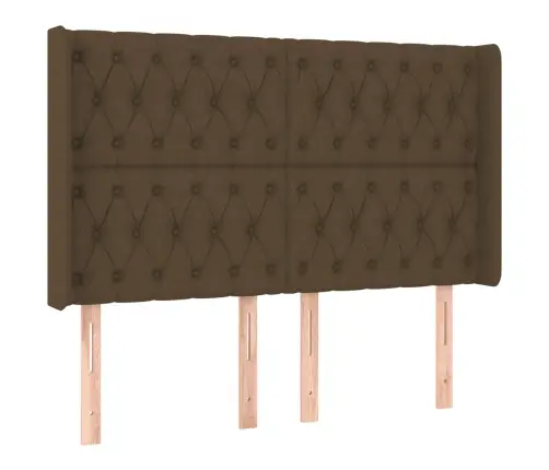 Kontinentaalvoodi Madrats Ja Led, Tumepruun, 160X200 cm Kangas