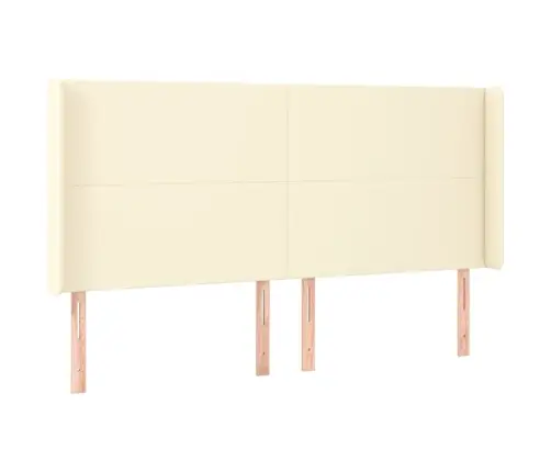 Lova Su Spyruoklėmis Ir Čiužiniu/Led, Kreminė, 200X200 Cm