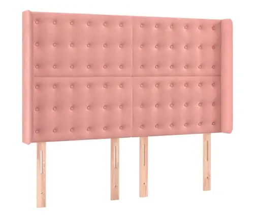 Kontinentaalvoodi Madrats, Led, Roosa, 140X190 cm Samet