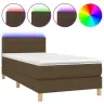 Kontinentaalvoodi Madrats Ja Led, Tumepruun, 80X200 cm Kangas