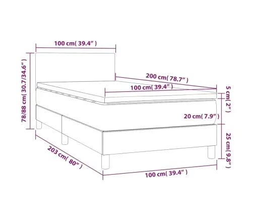 Lova Su Spyruokliniu/Čiužiniu/Led, Tamsiai Žalia, 100X200cm Aksomas