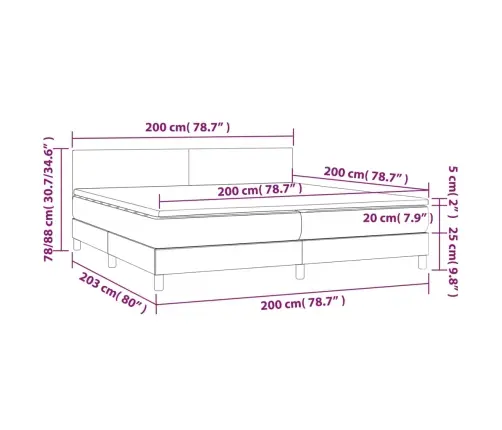 Kontinentaalvoodi Madrats, Led, Tumeroheline, 200X200 cm Samet Kontinentaalvoodi Madrats, Led, Tumeroheline, 200X200 cm Samet