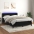 Atsperu Gulta Ar Matraci, Led, Melns Samts, 140X200 Cm Vidaxl