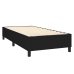 Atsperu Gulta Ar Matraci, Led, Melns Audums, 90X200 Cm Vidaxl