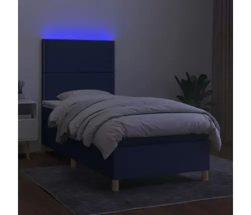 Kontinentaalvoodi Madrats Ja Led, Sinine, 90X190 cm Kangas