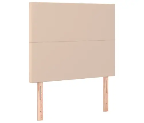 Lova Su Spyruoklėmis/Čiužiniu/Led, Kapučino, 90X200 Cm Dirbtinė