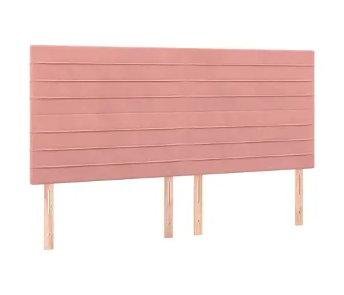 Kontinentaalvoodi Madrats, Led, Roosa, 200X200 cm Samet