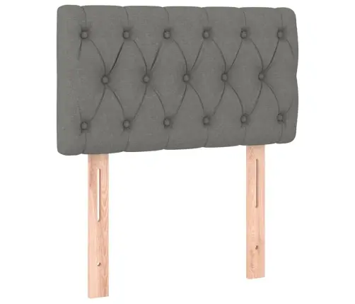 Kontinentaalvoodi Madratsiga, Tumehall, 80X200 cm Kangas