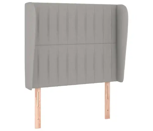 Kontinentaalvoodi Madratsiga, Helehall, 90X190 cm Kangas