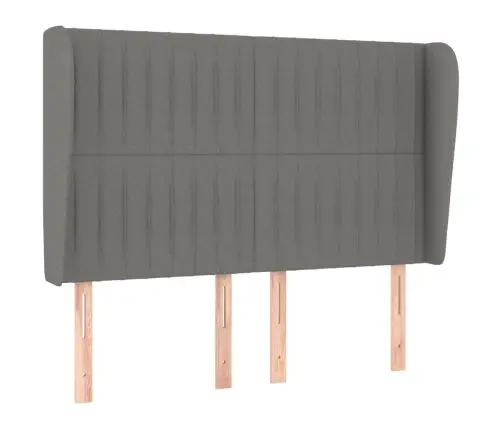 Lova Su Spyruoklėmis/Čiužiniu,Tamsiai Pilka, 140X200cm Audinys