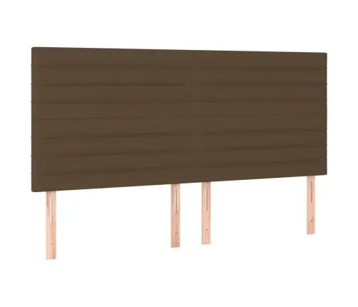 Atsperu Gultas Rāmis Ar Matraci, Tumši Brūna, 200X200Cm, Audums Vidaxl Atsperu Gultas Rāmis Ar Matraci, Tumši Brūna, 200X200Cm, Audums Vidaxl