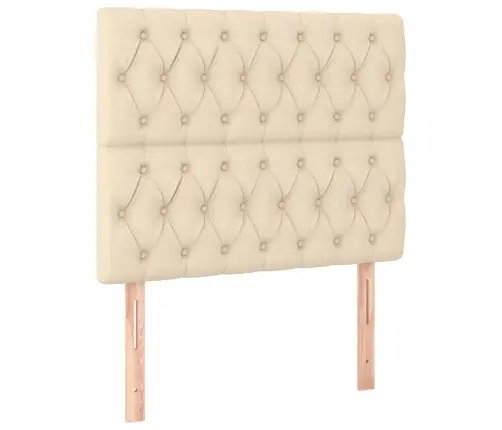 Kontinentaalvoodi Madratsiga, Kreemjas, 100X200 cm Kangas