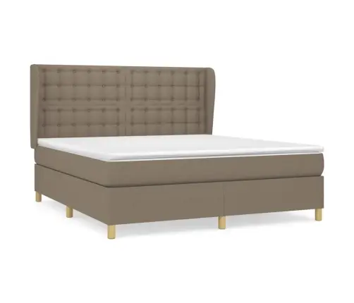 Kontinentaalvoodi Madratsiga, Pruunikashall, 160X200 cm Kangas