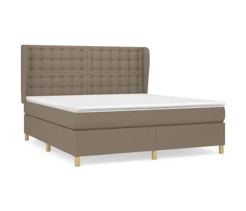 Kontinentaalvoodi Madratsiga, Pruunikashall, 180X200 cm Kangas