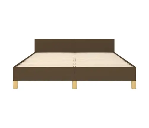 Voodiraam Ilma Madratsita, Tumepruun, 140 X 200 cm Kangas