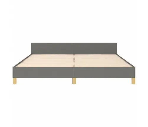 Voodiraam Ilma Madratsita, Tumehall, 160X200 cm Kangas