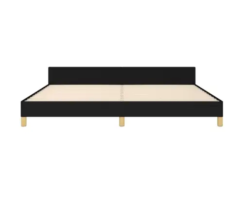 Voodiraam Ilma Madratsita, Must, 200X200 cm Kangas