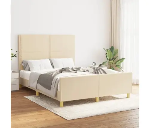 Voodiraam Ilma Madratsita, Kreemjas, 140X190 cm Kangas