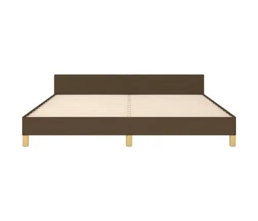 Voodiraam Ilma Madratsita, Tumepruun, 180X200 cm Kangas