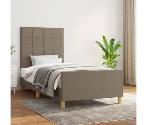 Voodiraam Ilma Madratsita Taupe 100X200 Cm Kangas