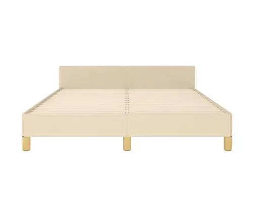 Voodiraam Ilma Madratsita, Kreemjas, 140X200 cm Kangas