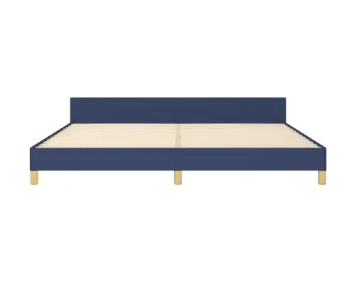 Lovos Rėmas Be Čiužinio, Mėlynos Spalvos, 200X200cm Audinys