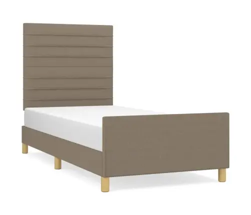 Voodiraam Ilma Madratsita Taupe 100X200 Cm Kangas