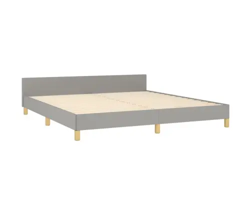 Lovos Rėmas Be Čiužinio, Šviesiai Pilkas, 160X200cm Audinys