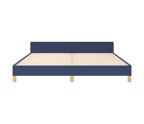 Lovos Rėmas Be Čiužinio, Mėlynos Spalvos, 160X200cm Audinys