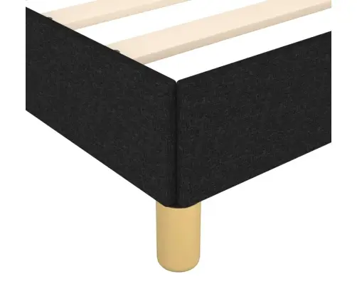 Voodiraam Ilma Madratsita Must 100X200 Cm Kangas