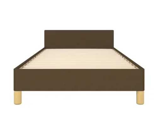 Lovos Rėmas Be Čiužinio, Tamsiai Rudas, 100X200cm Audinys