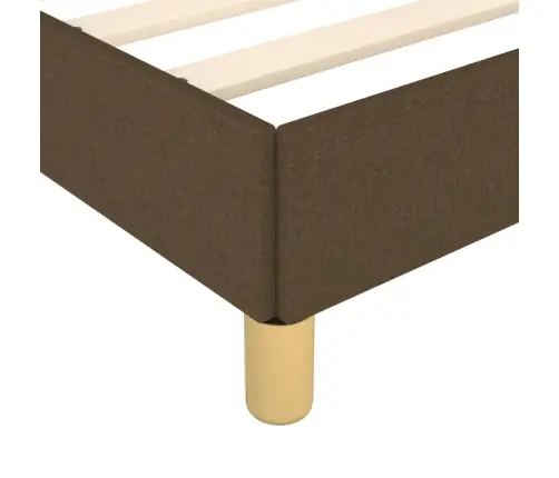 Voodiraam Ilma Madratsita Tumepruun 120X200 Cm Kangas