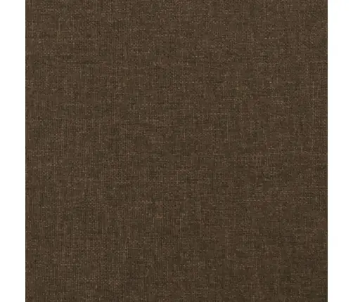 Gulta Bez Matrača, Tumši Brūns, 140X200 Cm, Audums Vidaxl