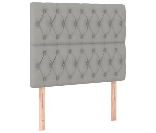 Lovos Rėmas Be Čiužinio, Šviesiai Pilkas, 100X200cm Audinys