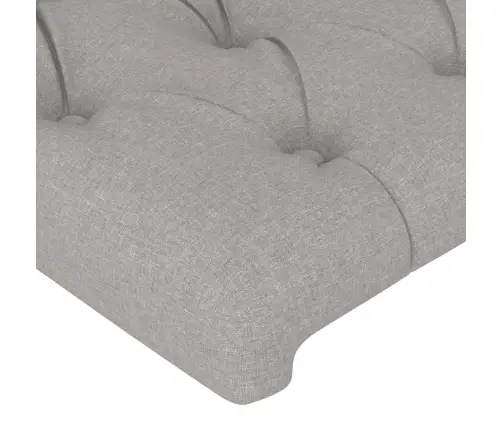 Lovos Rėmas Be Čiužinio, Šviesiai Pilkas, 100X200cm Audinys