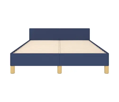 Gultas Rāmis Bez Matrača, Zils, 120X200 Cm, Audums Vidaxl Gultas Rāmis Bez Matrača, Zils, 120X200 Cm, Audums Vidaxl