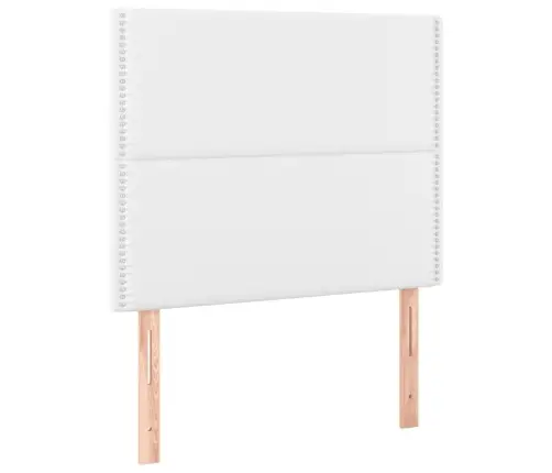 Gultas Rāmis Ar Galvgali, Balts, 90X190 Cm, Mākslīgā Āda Vidaxl Gultas Rāmis Ar Galvgali, Balts, 90X190 Cm, Mākslīgā Āda Vidaxl