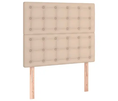 Lovos Rėmas Su Galvūgaliu, Kapučino, 80X200cm Dirbtinė Oda