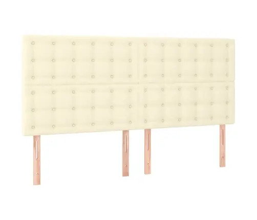 Lovos Rėmas Su Galvūgaliu, Kreminis, 160X200cm Dirbtinė Oda
