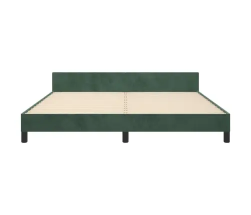 Gultas Rāmis Ar Galvgali, Tumši Zaļš Samts, 180X200 Cm Vidaxl Gultas Rāmis Ar Galvgali, Tumši Zaļš Samts, 180X200 Cm Vidaxl