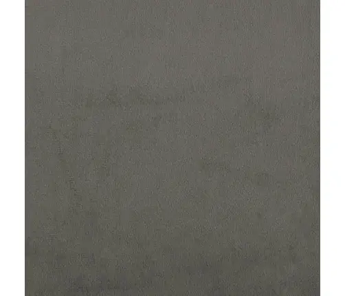 Gulta Bez Matrača, Tumši Pelēks, 140X200 Cm, Samts Vidaxl