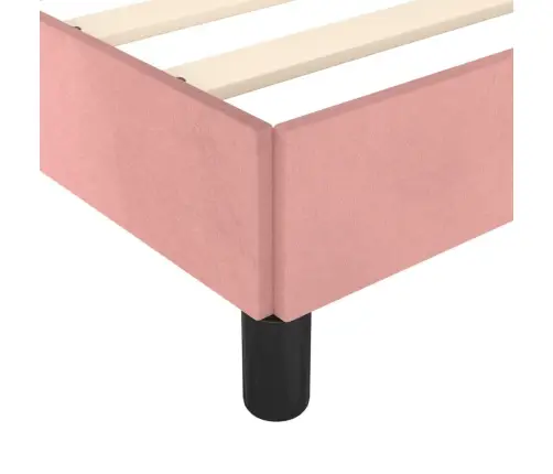 Voodiraam Peatsiga, Roosa, 90X200 cm Samet Voodiraam Peatsiga, Roosa, 90X200 cm Samet