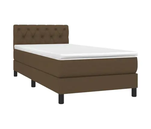 Kontinentaalvoodi Madratsiga, Tumepruun, 80X200 cm Kangas